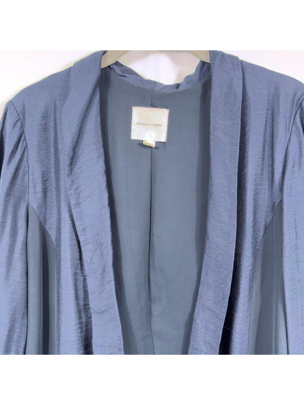 Silence + Noise Open Front Blazer/Cardigan – Size Medium - Picture 2 of 6